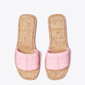 Tory Burch double T sport slide. New with box.